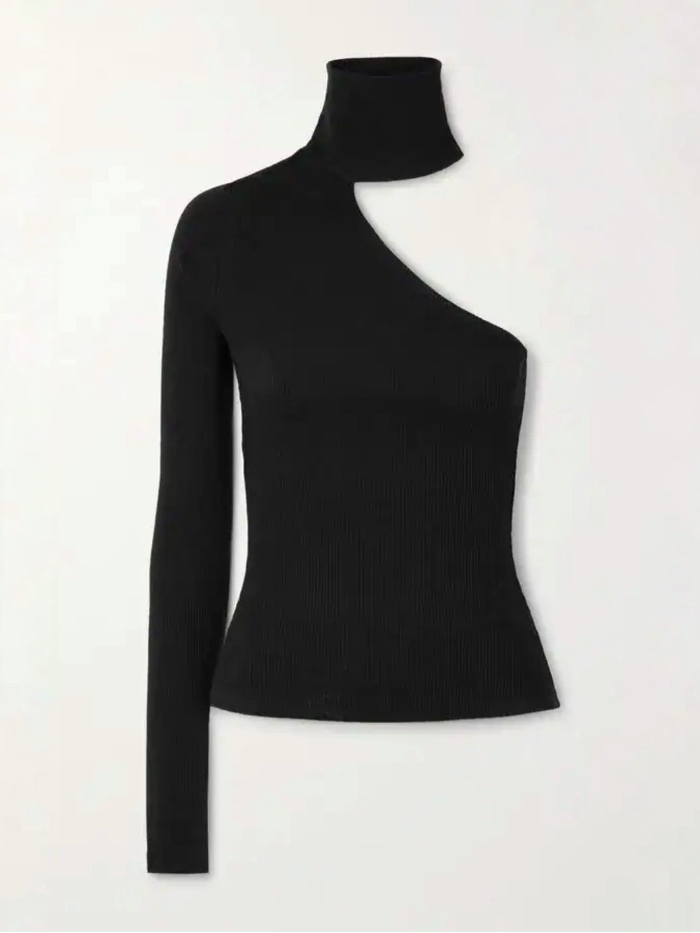 NWT The Range Mass Cutout Ribbed Turtleneck Top - XS